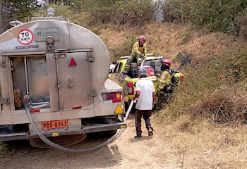 Empresa El Ordeño se solidariza con afectados por el incendio de Quito
