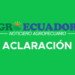MAG aclara nota informativa difundida en agroecuador tv