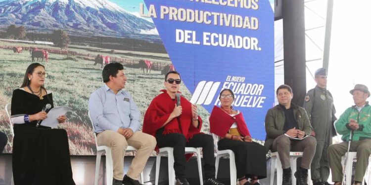 188.000 dólares en insumos agrícolas para productores de Chimborazo