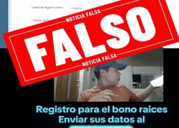 Estafadores difunden inscripciones falsas del bono raíces a través  de las redes sociales