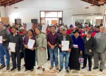 MAGP fortalece a las comunidades de Chimborazo con la entrega de nombramientos y personerías jurídicas