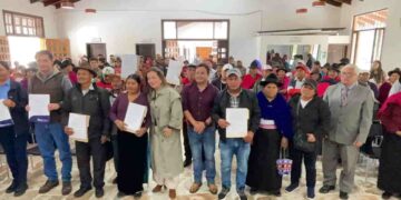 MAGP fortalece a las comunidades de Chimborazo con la entrega de nombramientos y personerías jurídicas