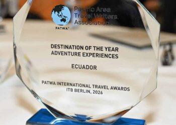 Ecuador es reconocido como “Destino del Año en Turismo de Aventura” en ITB Berlín 2026