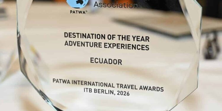 Ecuador es reconocido como “Destino del Año en Turismo de Aventura” en ITB Berlín 2026