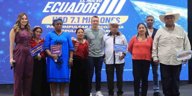 Gobierno entrega USD 7,1 millones para fortalecer proyectos productivos de pueblos indígenas, afroecuatorianos y montuvios